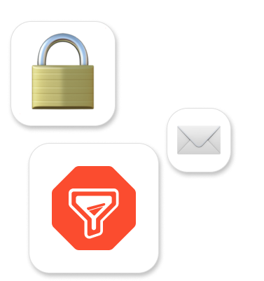 Your mail is safe. Privacy is our top priority.